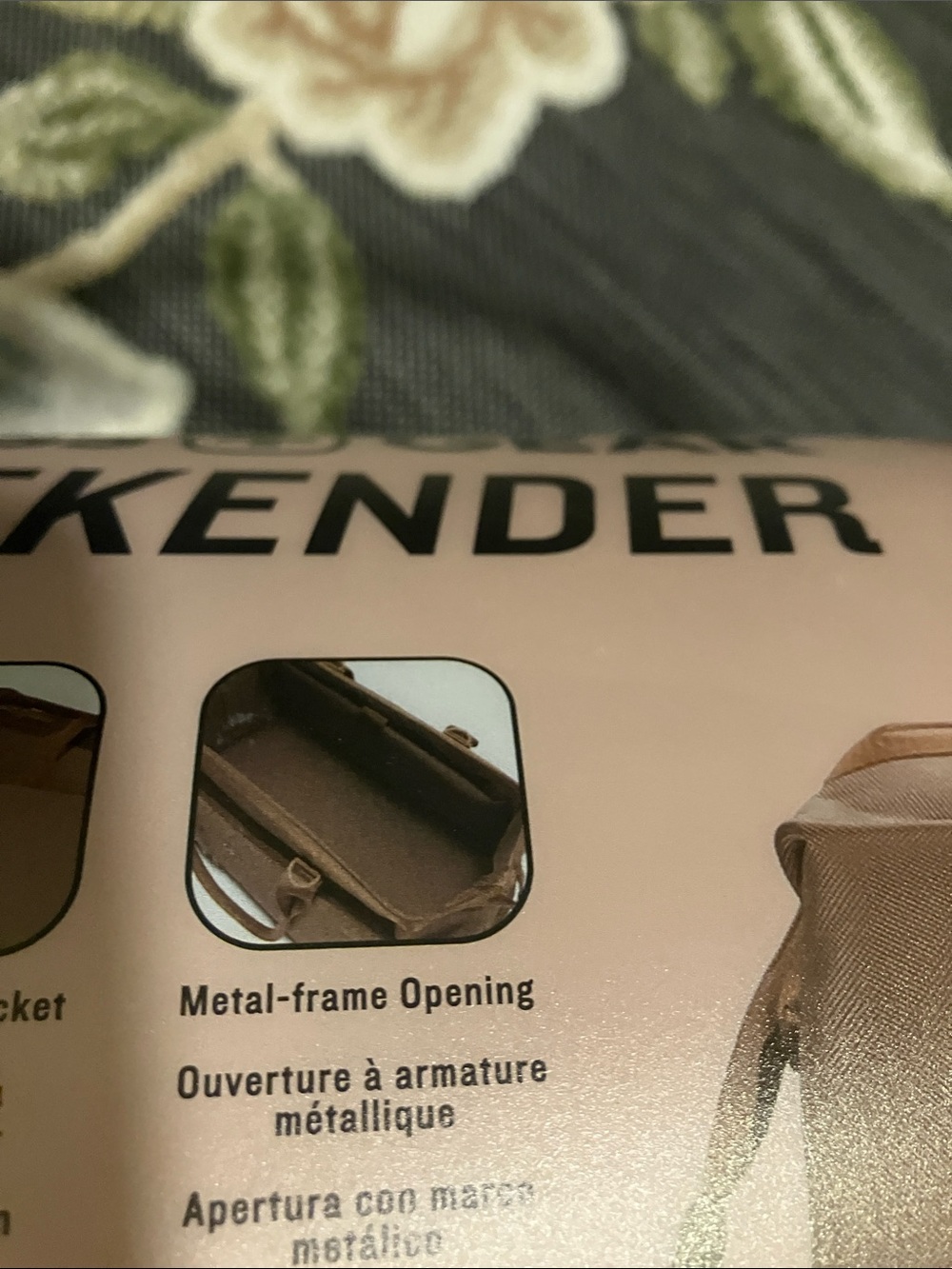 SwissGear Beige Weekender Travel Bag with Tan Handles-measurements in photo - Picture 4 of 10